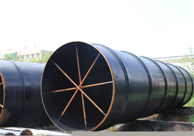 三油兩步加強筋大口徑防腐鋼管